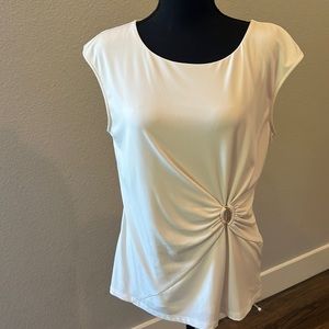 SALE 🎉Ivanka Trump Bright White Sleeveless Top